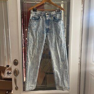 VINTAGE Levis Jeans Mens 32 X 30 Red Tab Acid Wash Denim 80s Made in USA